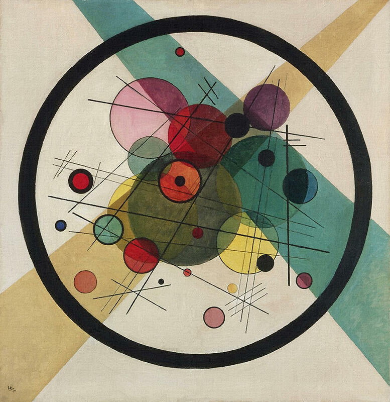 Kandinsky Circles - WELCOME TO THE KLEIN ART PAGE